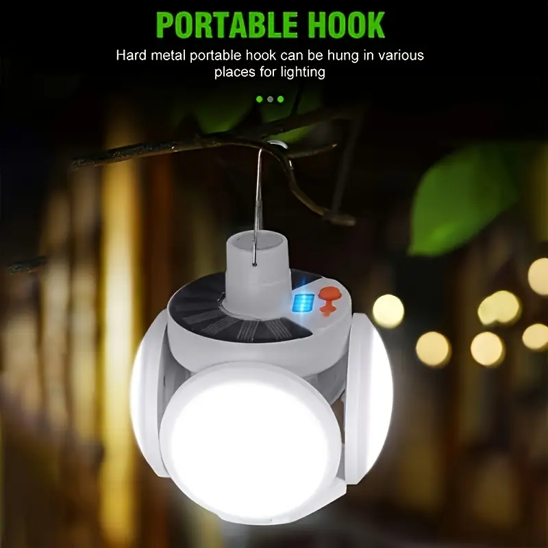Solar Emergency Charger - 1 składana lampa solarna z ładowaniem