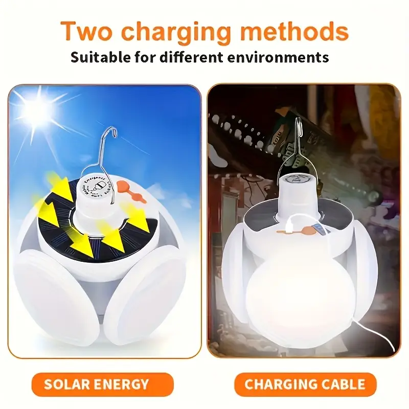 1 składana lampa solarna z ład – Solar Emergency Charger recenzja i cena