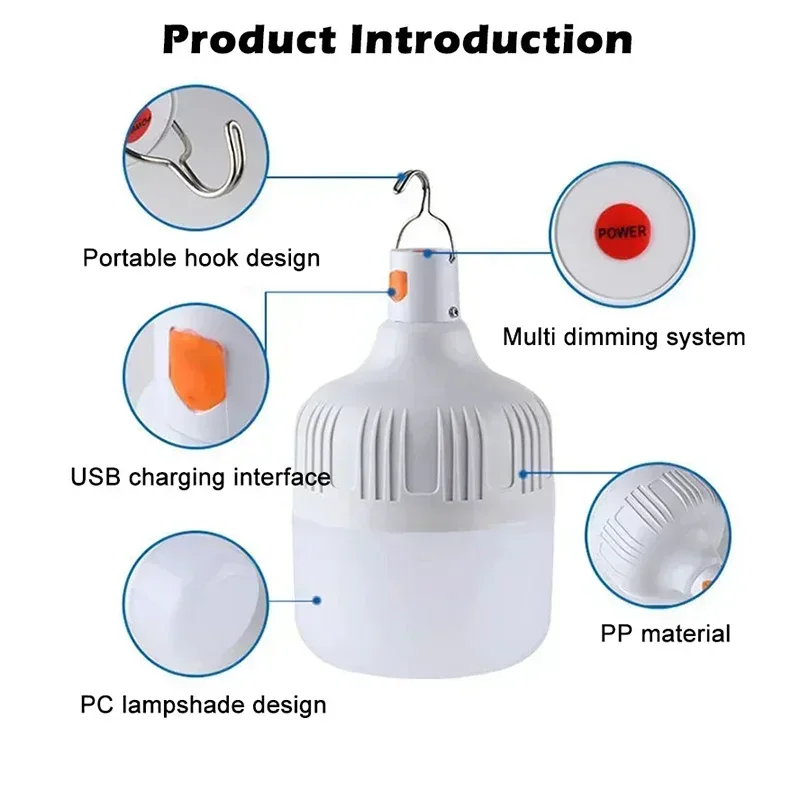 1PC Zewnętrzne żarówki LED ład – Solar Emergency Charger recenzja i cena
