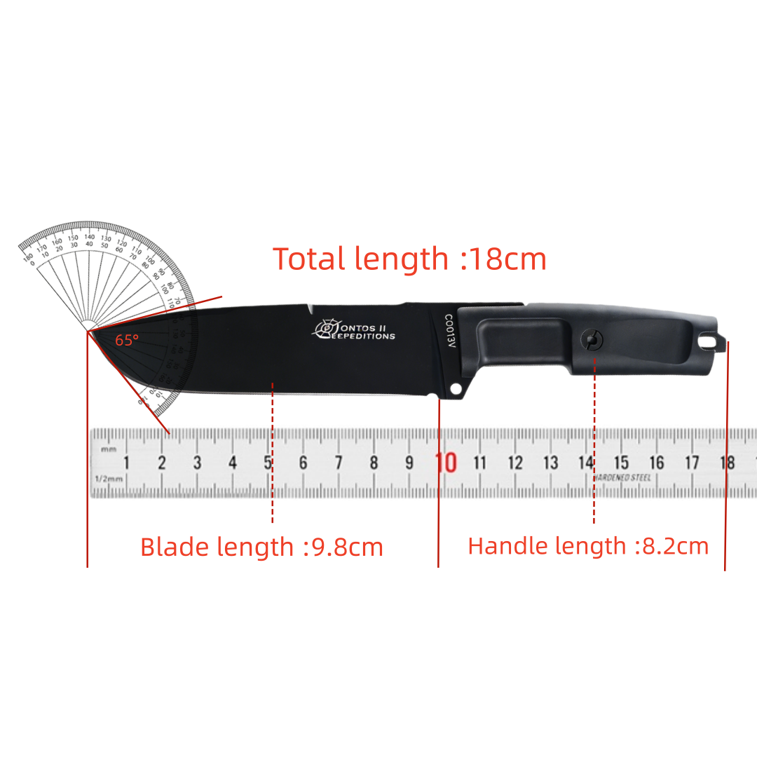 Ontos - Nóż do przekraczania p – Bushcraft Knife Fixed recenzja i cena