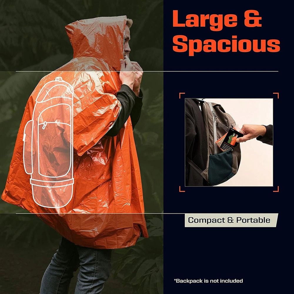 1 szt. Namiot turystyczny na w – Emergency Poncho Rain recenzja i cena