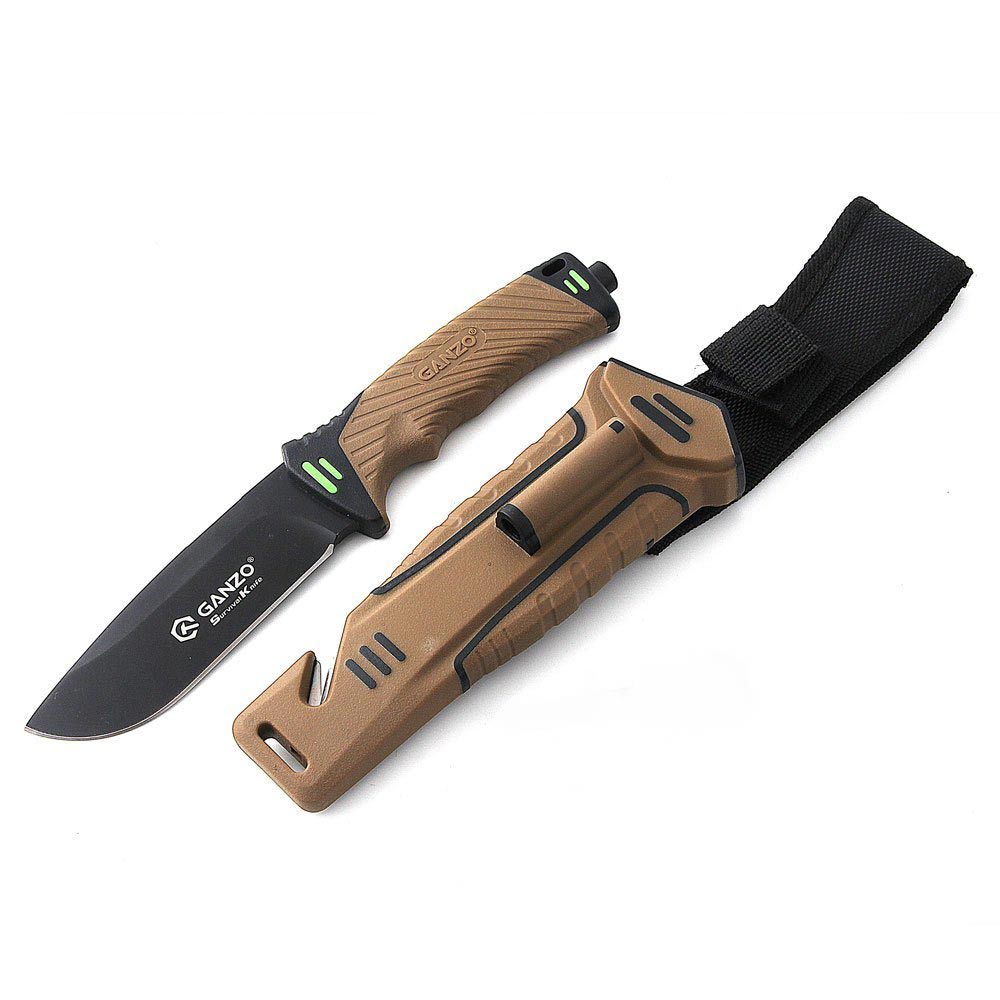 Nóż Ganzo G8012 58-60HRC, ostr – Bushcraft Knife Fixed recenzja i cena